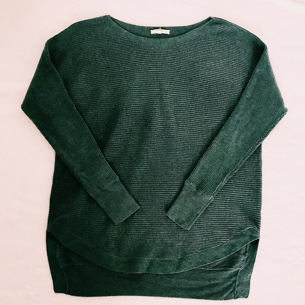 gray sweater